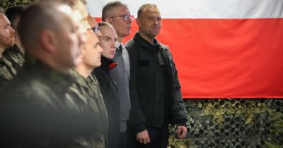 Prezydent Nawrocki w Wigilię spotkał się z żołnierzami i funkcjonariuszami niedaleko wschodniej granicy